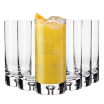 Set 6 pahare long drinks, sticla cristalina, 300ml, "Legend" - Krosno