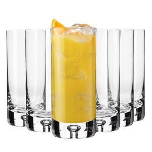 Set 6 pahare long drinks, sticla cristalina, 300ml, "Legend" - Krosno