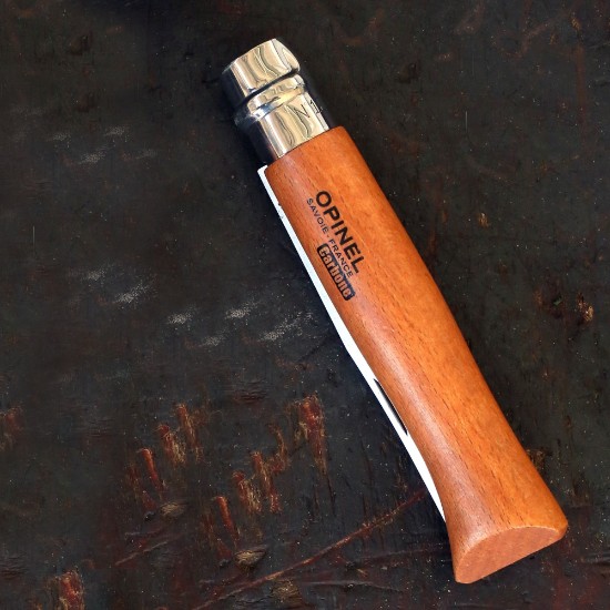 Cutit de buzunar N°12, otel carbon, 12cm, "Carbone" - Opinel