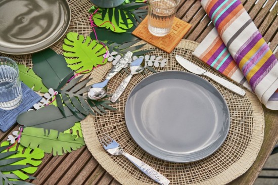 Set tacamuri copii 4 piese, inox, "Jungle" - Zwilling