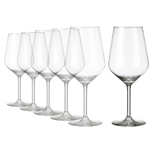 Set 6 pahare vin, sticla, 530ml, "Carre" - Royal Leerdam