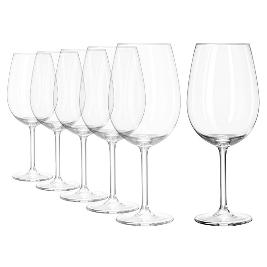 Set 6 pahare vin rosu, sticla, 350ml, "Bouquet" - Royal Leerdam
