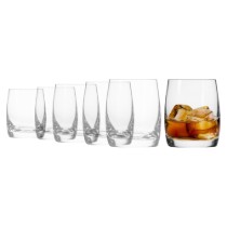 Set 6 pahare whisky, sticla, 310ml, "Blended" - Krosno