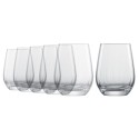 Set 6 pahare apa, sticla cristalina, 373ml, 