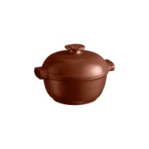 Oala Cocotte ceramica, 22,5cm/2L "Delight", Sienna - Emile Henry