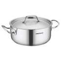 Cratita inox, cu capac, 36cm/10L, 