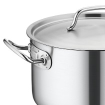Cratita inox, cu capac, 36cm/10L, "Proline Gastro" - Korkmaz