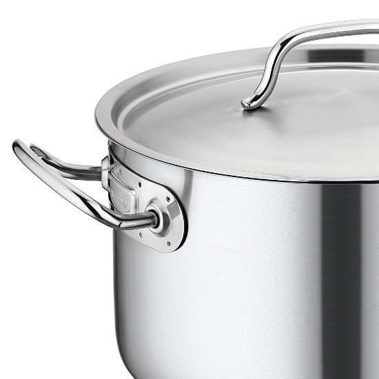 Cratita inox, cu capac, 36cm/10L, "Proline Gastro" - Korkmaz