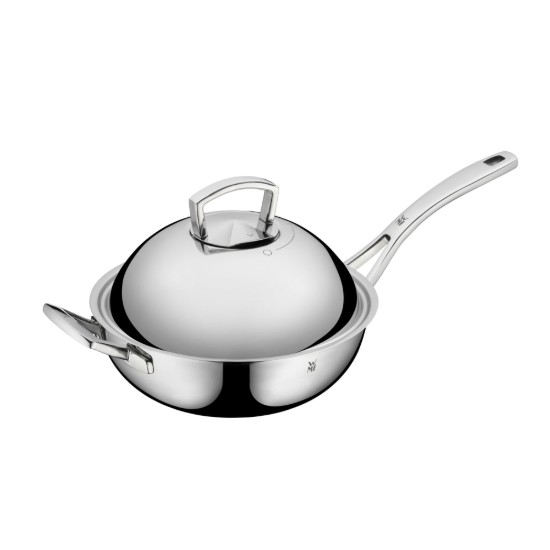 Tigaie wok, otel inoxidabil, cu capac, 28cm/4L, "Multiply" - WMF