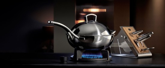 Tigaie wok, otel inoxidabil, cu capac, 28cm/4L, "Multiply" - WMF