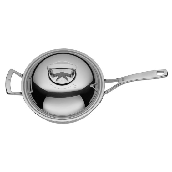 Tigaie wok, otel inoxidabil, cu capac, 28cm/4L, "Multiply" - WMF