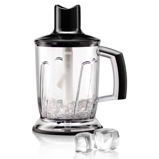 Chopper pentru blender vertical MultiQuick 7 si MultiQuick 9, 1,25L, Negru - Braun