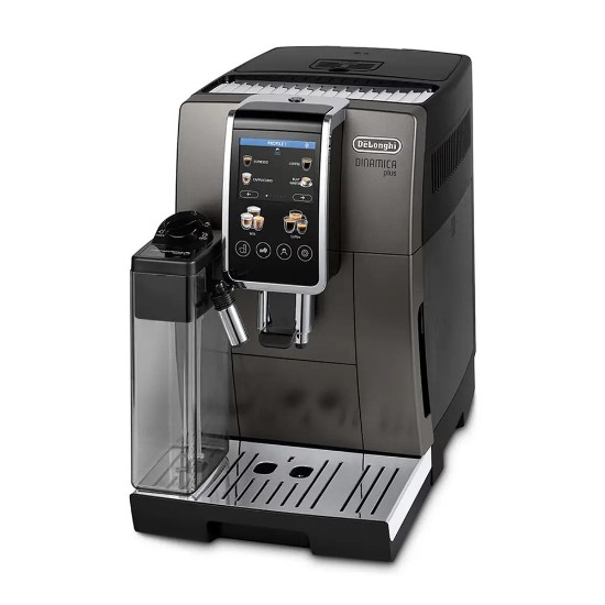 Espressor automat 1450W, "Dinamica Plus", Titanium Black - DeLonghi