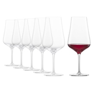 Set 6 pahare vin rosu, sticla cristalina, 660ml, "Fine" - Schott Zwiesel