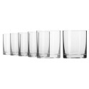 Set 6 pahare whisky, sticla, 220ml, 
