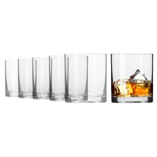 Set 6 pahare whisky, sticla, 220ml, "Balance" - Krosno
