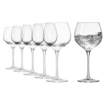Set 6 pahare apa, sticla cristalina, 570ml, "Harmony" - Krosno