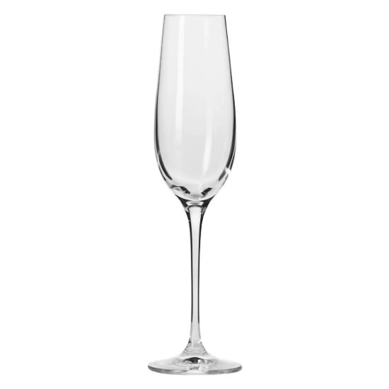 Set 6 pahare sampanie, sticla cristalina, 200ml, "Harmony"  - Krosno