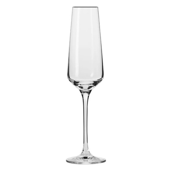 Set 6 pahare sampanie, sticla cristalina, 200ml, "Avant-Garde" - Krosno