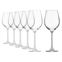 Set 6 pahare apa, sticla cristalina, 580ml, "Splendour" - Krosno