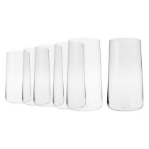 Set 6 pahare long drinks, sticla, 540ml, "Avant-Garde" - Krosno