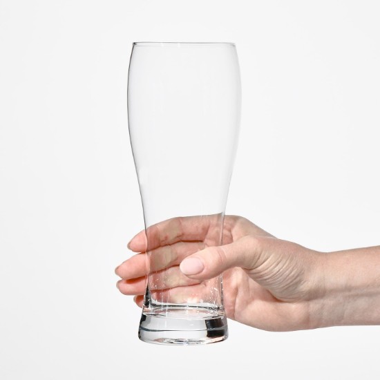 Set 6 pahare bere, sticla, 500ml, "Chill Casual" - Krosno