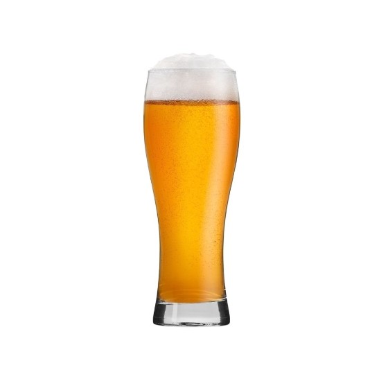 Set 6 pahare bere, sticla, 500ml, "Chill Casual" - Krosno