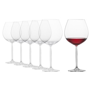 Set 6 pahare Burgundy, sticla cristalina, 840ml, "Diva" - Schott Zwiesel