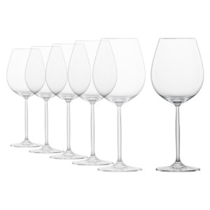 Set 6 pahare vin/apa, sticla cristalina, 613ml, "Diva" - Schott Zwiesel
