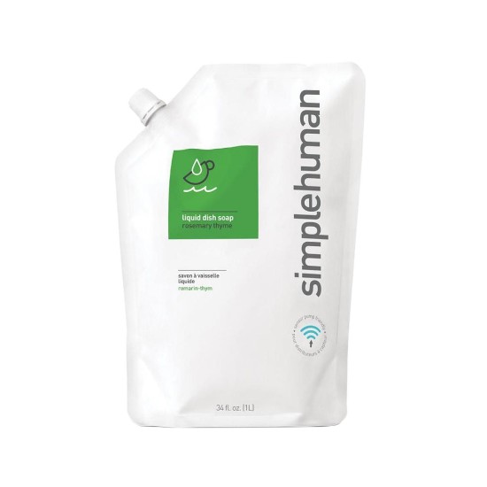 Rezerva detergent de vase, Rozmarin-Cimbru, 1L - simplehuman