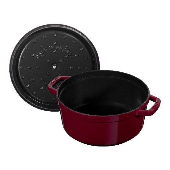 Oala Cocotte fonta, 24cm/3,8L, Bordeaux - Staub