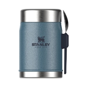 Recipient vidat, inox, cu tacam, 400ml, "Classic Legendary", Hammertone Lake - Stanley