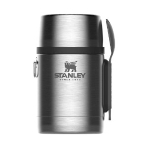 Recipient vidat, inox, cu tacam, 530ml, "Adventure", Stainless Steel - Stanley