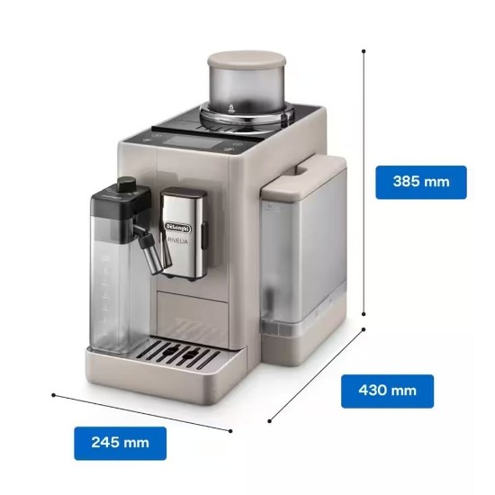 Espressor automat 1450W, "Rivelia", Sand Beige - DeLonghi