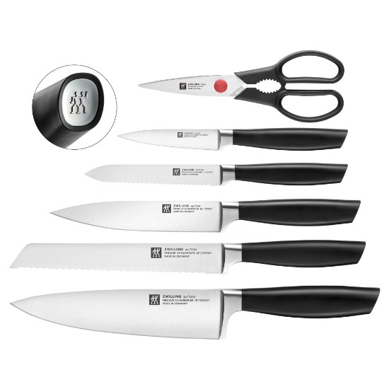 Set cutite 7 piese, cu modul ascutire integrat, "All Star" - Zwilling