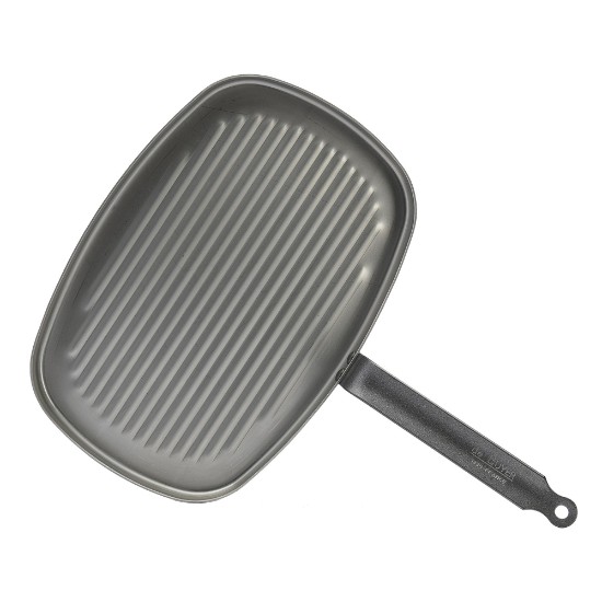 Tigaie grill, otel, 38 x 26 cm, "CARBONE PLUS" - de Buyer