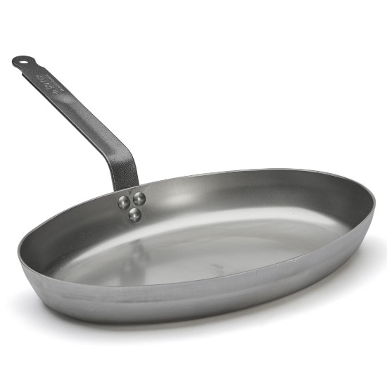 Tigaie ovala peste, otel, 36 x 26 cm, "CARBONE PLUS" - de Buyer