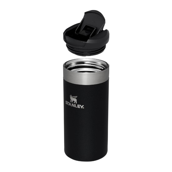 Cana calatorie, inox, 350ml, "Aerolight Transit", Black Metallic - Stanley