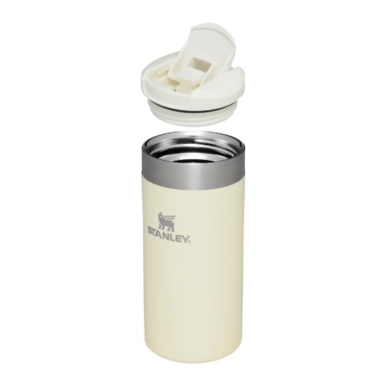 Cana calatorie, inox, 350ml, "Aerolight Transit", Cream Metallic - Stanley