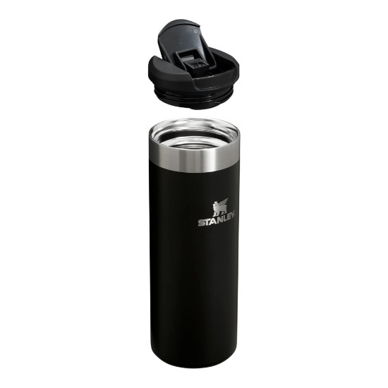 Cana calatorie, inox, 470ml, "Aerolight Transit", Black Metallic - Stanley