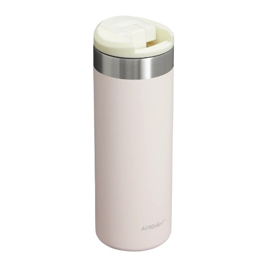 Cana calatorie, inox, 470ml, "Aerolight Transit", Rose Quartz Metallic - Stanley