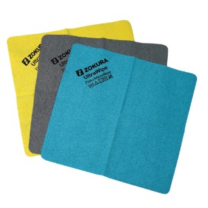 Set 3 lavete Genius, microfibra PVA, 30 x 30 cm - Zokura