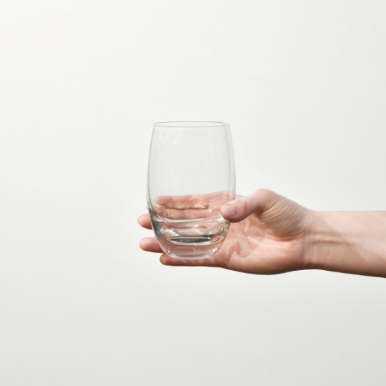 Set 6 pahare apa, sticla, 360ml, "Elite" - Krosno