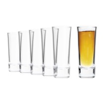 Set 6 pahare shot, sticla, 60ml, "Indro" - Borgonovo