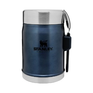 Recipient vidat, inox, cu tacam, 400ml, "Classic Legendary", Nightfall - Stanley