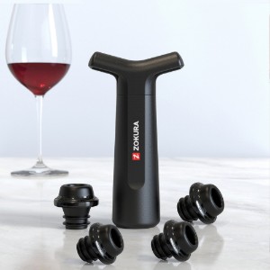 Pompa vidare vin cu 4 dopuri - Zokura