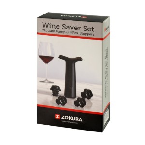 Pompa vidare vin cu 4 dopuri - Zokura