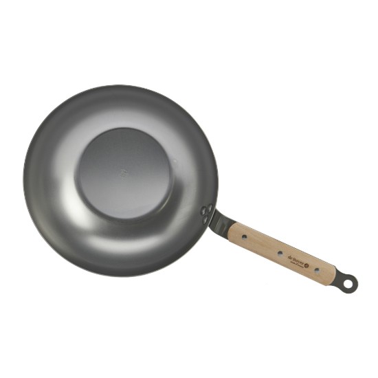 Tigaie wok rotunda, otel, 28 cm, "Mineral B Bois" - de Buyer