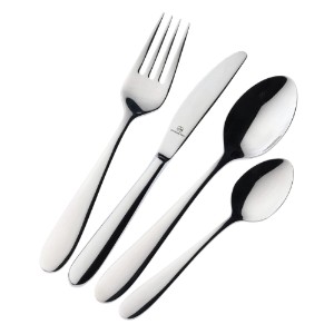 Set tacamuri copii, inox, 4 piese, "Windsor" - Grunwerg