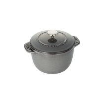 Mini-oala Cocotte orez, fonta, 12cm/0,75L, Graphite Grey - Staub